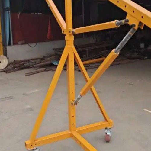 移动小吊机200/300kg500kg手动绞盘装卸货可折叠旋转移动吊机