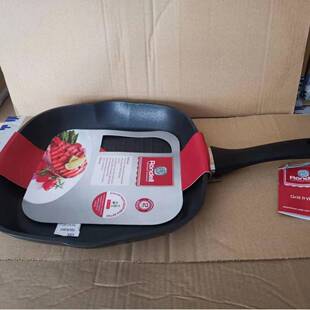 牛排煎盘华福牛排煎盘不粘锅家用煎牛排专用锅方形平底外贸原装锅