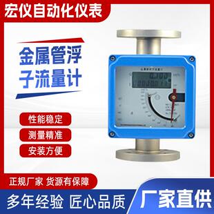 HY-LZ金属管浮子转子流量计指针式氯气氯化氢防爆腐气体流量表