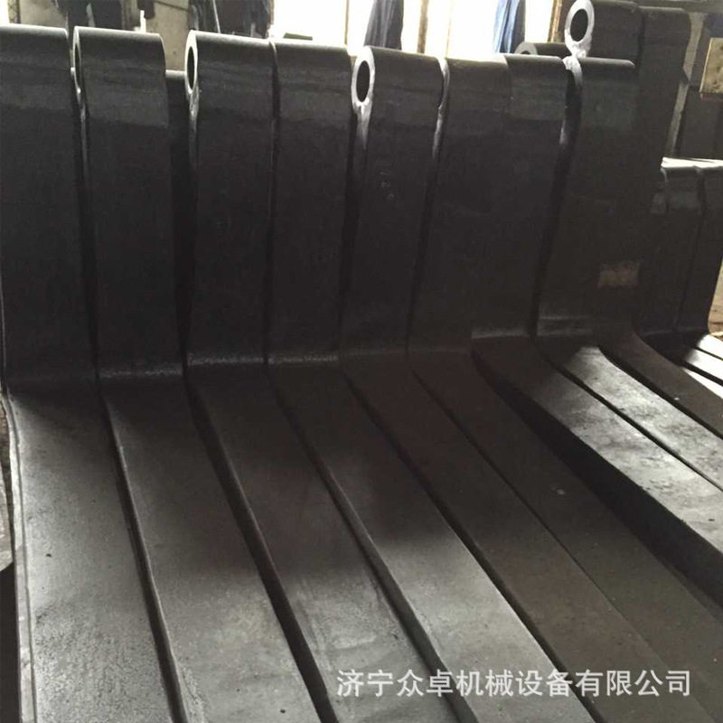 大吨位货叉按图纸做 30吨货叉图纸 套筒式货叉叉尖叉齿前叉厂家
