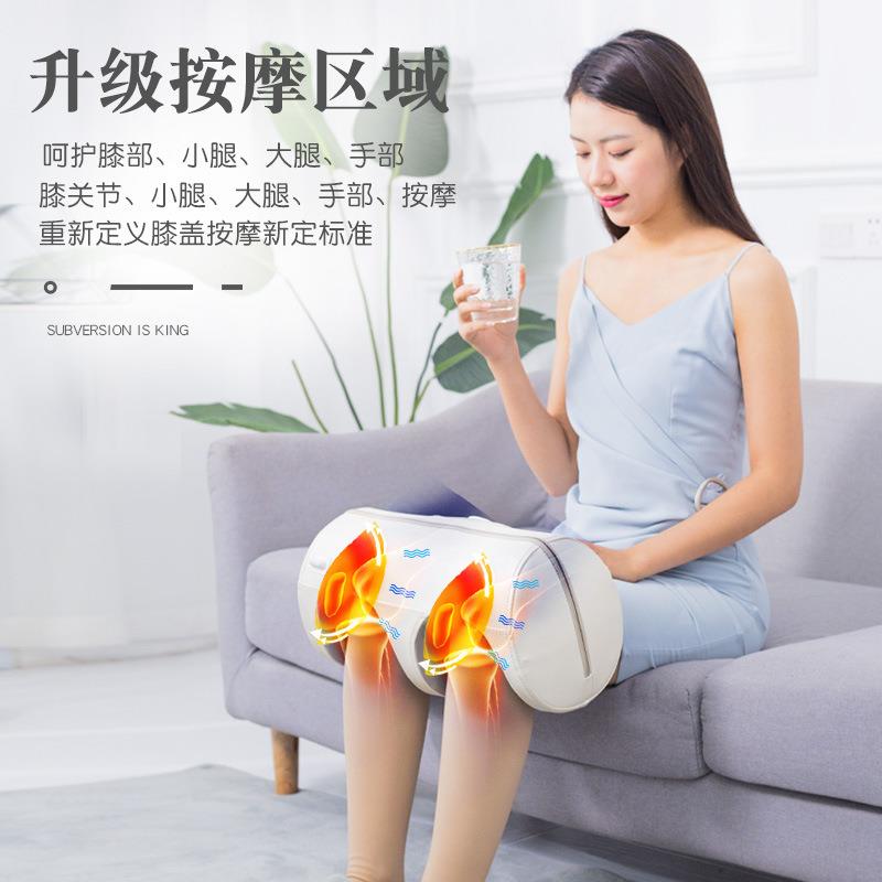 膝盖按摩仪电动加热家用多功能老人膝关节保暖理疗气动护膝按摩器