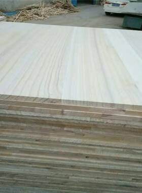 厂货16mm桐木拼板家具实木泡桐木板加工适用于工艺品包装板