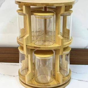 密封罐多功能储物罐五谷杂粮罐家用厨房整洁收纳罐高硼硅玻璃