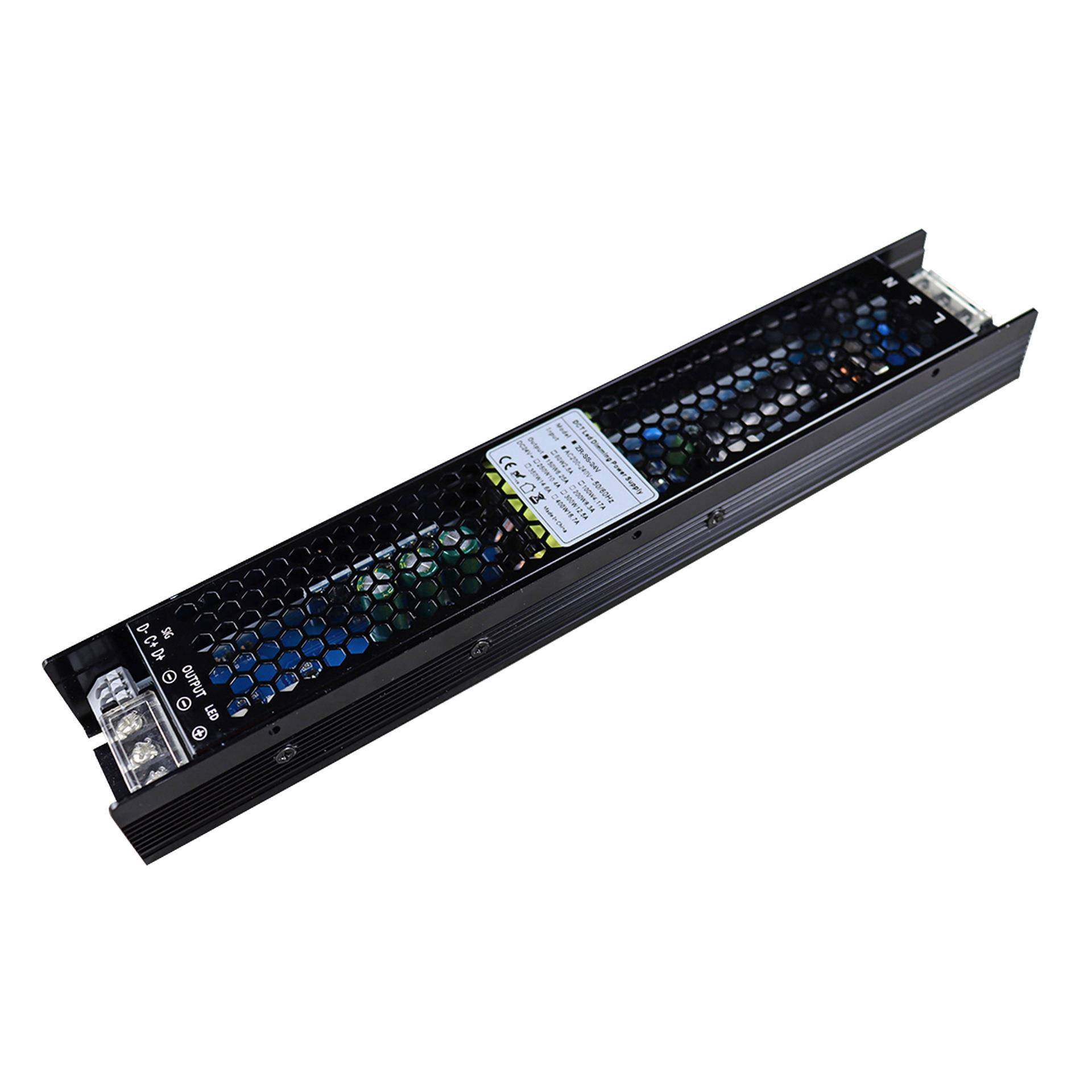 0-10V调色电源24V恒压防水LED驱动电源250W-400W线条灯开关电源