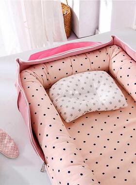 ft便携式防惊跳床中床婴幼儿睡床新生婴儿床夏季炕上用的床上床睡