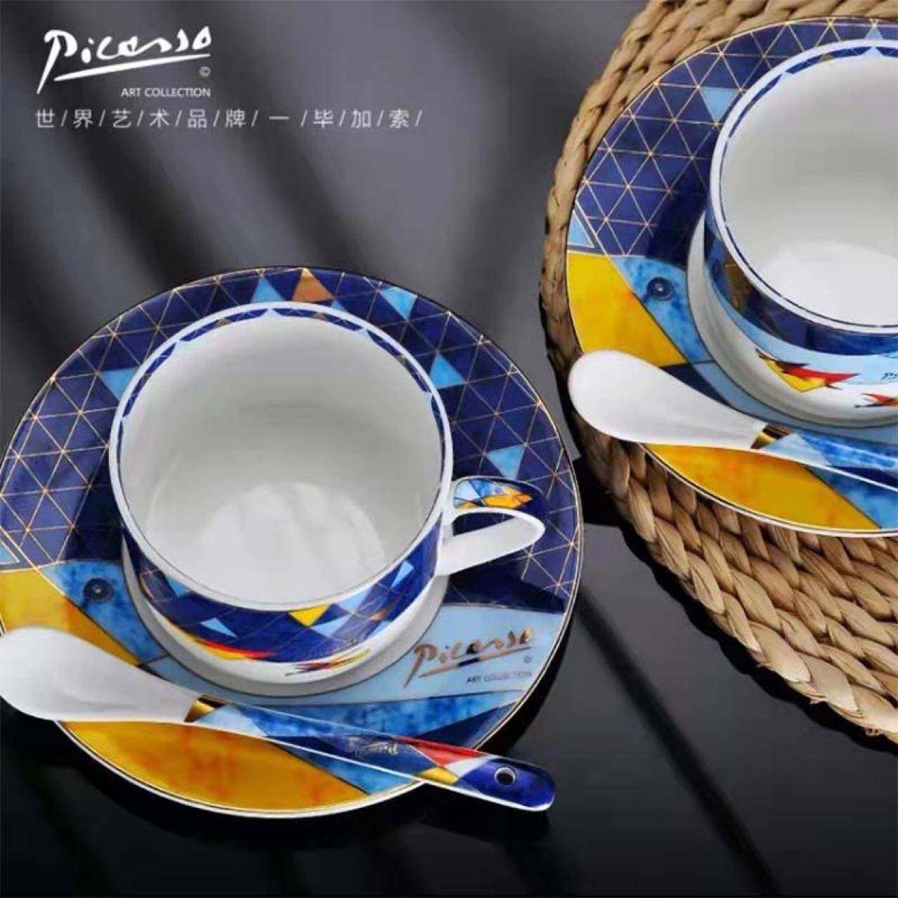 毕加索《飞翔》杯碟套装P20-GC03《飞翔》杯碟情侣套装P20-GC06