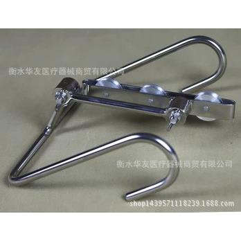 不锈钢滑轮床头牵引架腿部下肢牵引拉伸器吊砖架