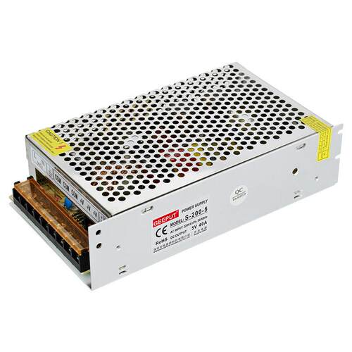 格普特LED开关电源5V40A200W走字广告门头显示屏单元板60A70A电源