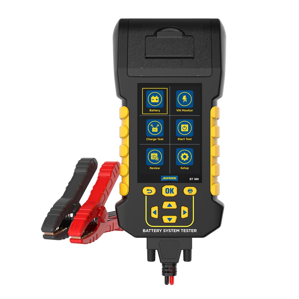 AutoolBT880汽车蓄电池负载能力测试发射电池泄漏测试机机器设