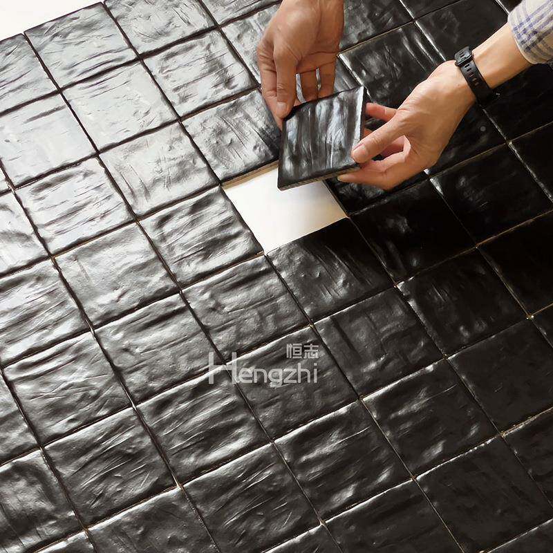 贝珍珠釉手厨珍珠釉面工砖墙砖100x100微光浴凹凸面房卫生间壳民