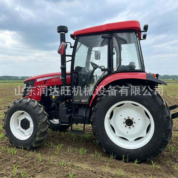 80NGI型农用东方4红拖拉 504耕地犁田四驱大机马力拖拉出机现货口