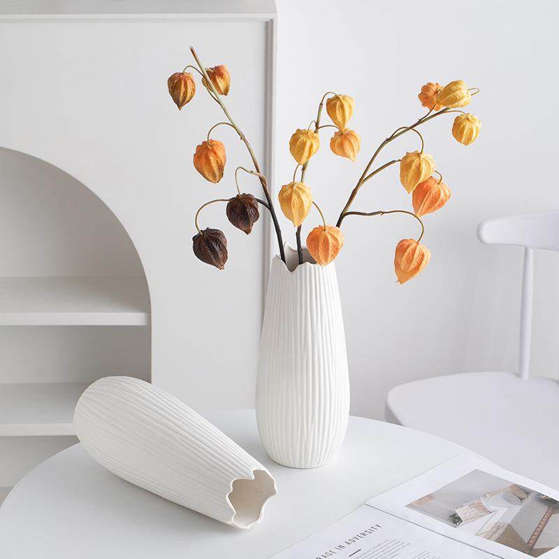 蜀门白色简约现代陶瓷装饰花瓶干花鲜花客厅插花摆件会议室办公室,电子元器件市场,其它元器件,淘宝优惠券,粉丝福利购,淘宝优惠卷