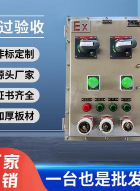 厂家BXM防爆配电箱粉尘照明电源开关动力控制仪表插销检修箱