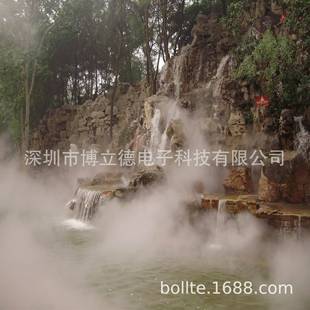 园林景观造雾潮州市揭阳市汕头人造冷雾雾森不锈钢喷泉施工安装