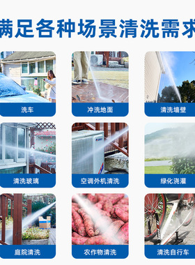 3200W铜线感应VCA-150P安露洗车机家用洗车神器高压大功率水枪