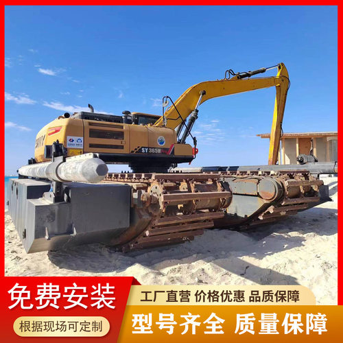 南通挖掘机底盘浮箱改装湿地清淤水挖履带多功能移动橡胶履带底盘