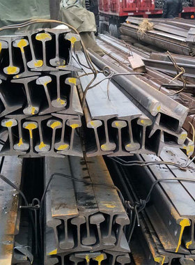 钢轨70kg80kg100kg起重轨 U71Mn高抗拉起重机轨道9-12M吊车轨