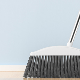 软毛扫把不沾头发不弯腰家用塑料不锈钢客厅高档扫帚耐用清洁笤帚