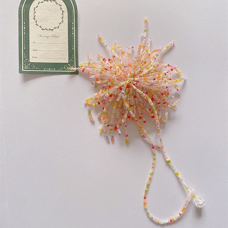 橘子汽水 新款钥匙扣新款2023可爱汽车diy手工链精致书包挂饰礼物