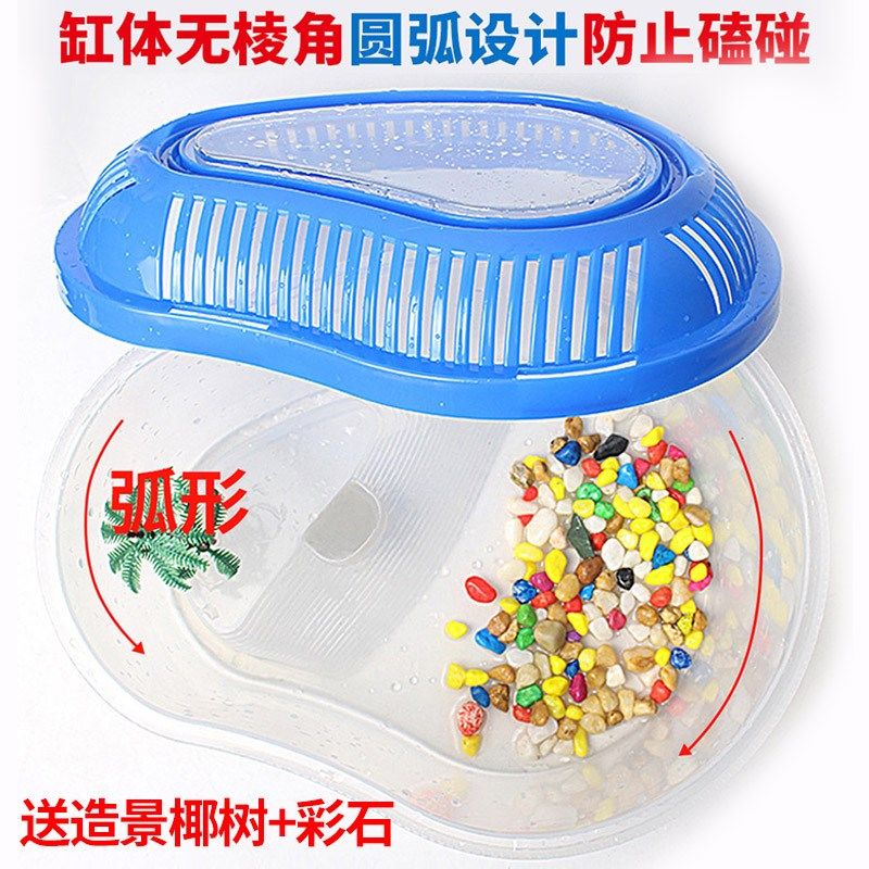 养螃蟹专用缸小型防摔养殖生态缸小宠物带盖手提塑料相手蟹饲养盒,宠物/宠物食品及用品,底柜/落地缸,淘宝优惠券,粉丝福利购,淘宝优惠卷