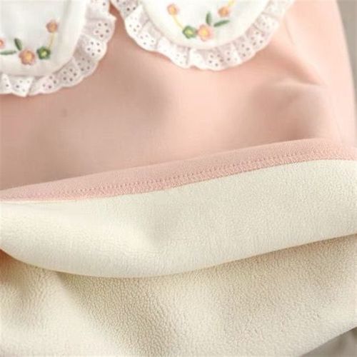 秋冬卫衣1-5岁女童洋气秋装打底衫婴儿加厚保暖上衣女宝宝加绒T恤