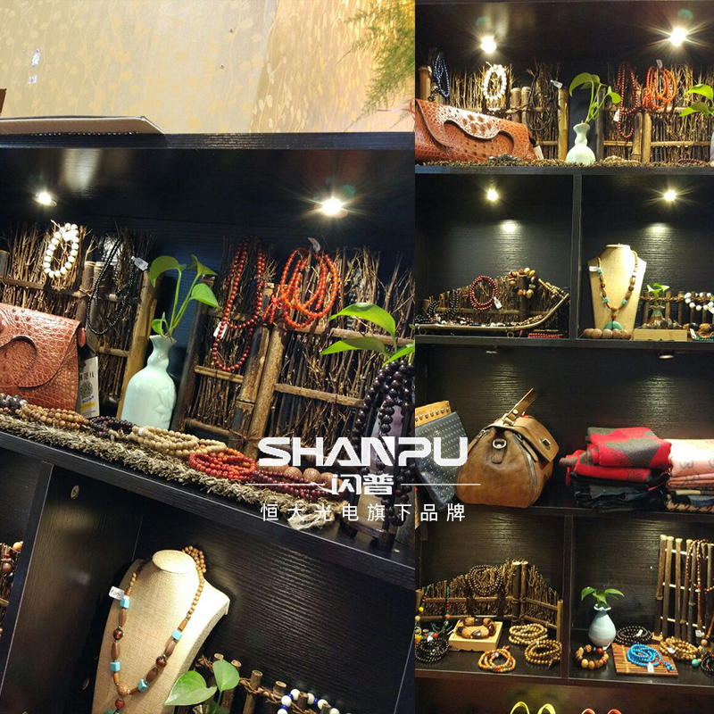 1W迷你小射灯LED珠宝展柜灯柜台展示灯酒柜微型超薄明装吸顶串联