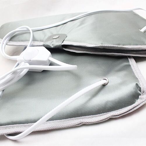 军色脚部足部可调温红外线电热加热脚套电热加热足套送足膜足搓