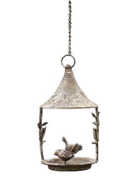 花园鸟窝摆件包邮 小鸟喂鸟器花插庭院装饰摆件复古做旧摄影道具