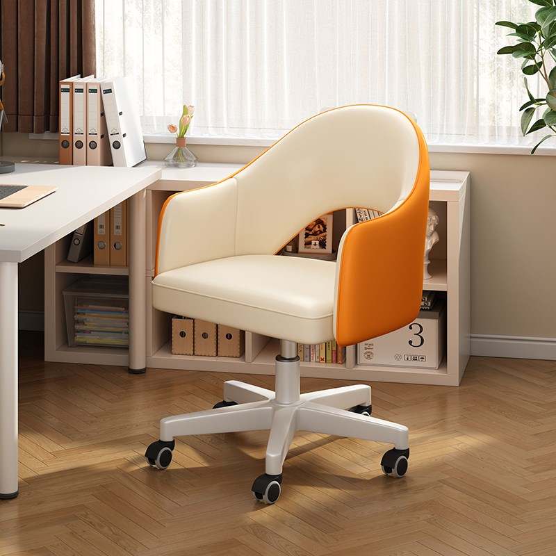 电脑椅家用久坐舒适学生书桌椅学习写字椅卧室化妆椅办公旋转椅