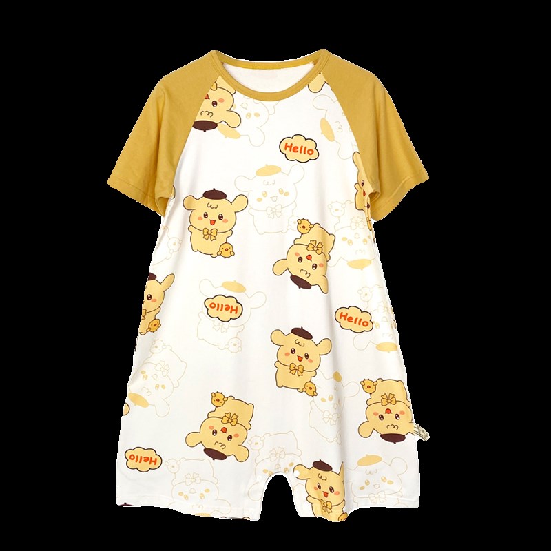 儿童连体睡衣夏季薄款纯棉男宝宝防着凉男童连身睡袋2024新款夏天