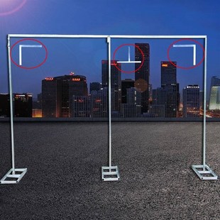 灵堂灵棚架子婚庆道具舞台背景架镀锌方管伸缩杆纱幔架幕布架支撑