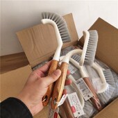 太好用 弯头刷锅瓷砖缝隙边角处厕所清洁硬毛地板刷子 自用推荐