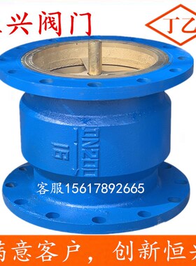 HC41X-16法兰消声止回阀 单向逆止阀DN40 50 65 80 100 150 200