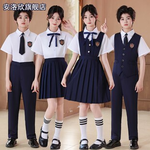 儿童大合唱演出服学院风集体合唱团班服中小学生诗朗诵比赛表演服