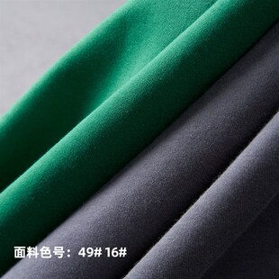 水柔棉纯棉T恤双面面料 50支精梳棉全棉双面布针织布料 棉毛布