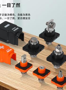 1子50TLJ-350A储能端铜电排螺纹连接穿墙柱式大流铜接线锂电池连