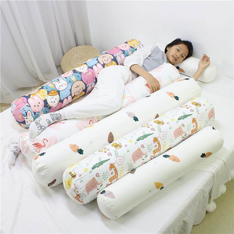 洗6觉0s绒棉NHF长条枕睡枕头夹腿枕可拆长绒棉全棉圆柱孕妇长大抱