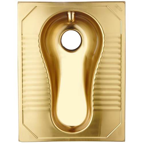 督 金冲色器蹲便器酒吧KTV欧式卫生间厕所蹲巴坑大便蹲厕水箱8826