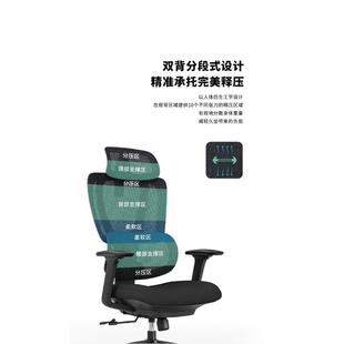 体工学椅办公学椅人体人工椅电脑椅午休椅带脚踏可倾电竞QAC久坐