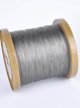 【200米】34彩0色不锈线钢包胶钢丝绳红色绿OAE色超细D鱼IY钢丝