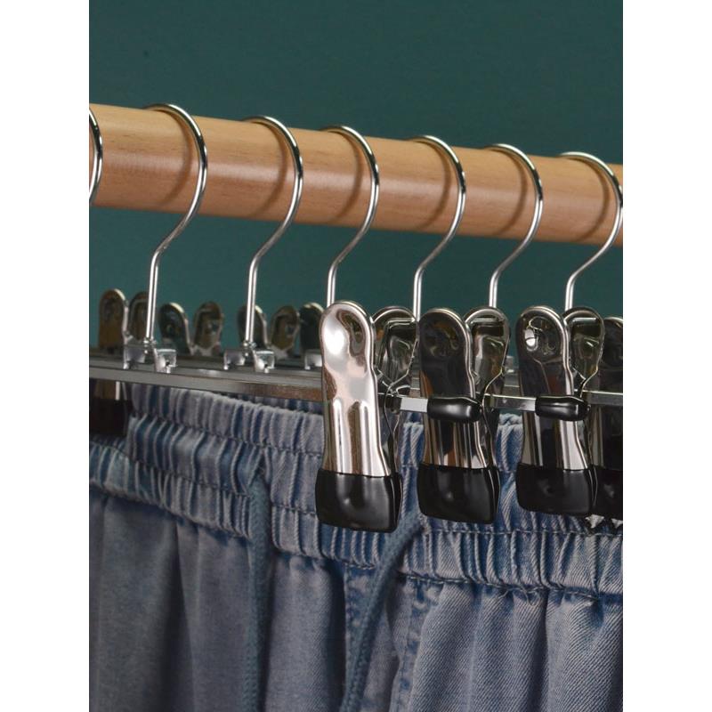 无缝家用塑料浸渍防滑裤架裤夹锰40mc大尺寸特裤JWD夹延伸高钢殊