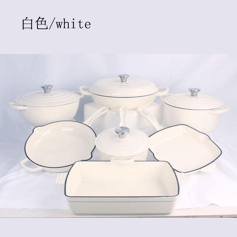 铸铁锅S421.JADE珐琅锅套装CASTCIRONPOTP/1CSSET/炊具/OOK1WARE