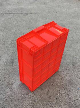 加厚700220WLW箱号周大鱼转浅箱活生鲜食-品包装周转箱带盖收纳箱