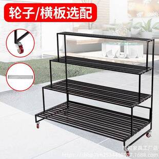 水阳台花架子落地式多层阶梯架式防防锈院多肉3453d室内外铁艺花