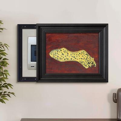 中古风电表箱级装饰画2LKT配024新款电箱电金箱遮挡挂画轻奢高感