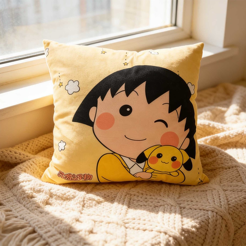 卡通可爱沙发抱枕学生午睡床头靠枕靠背办公客厅印花抱枕