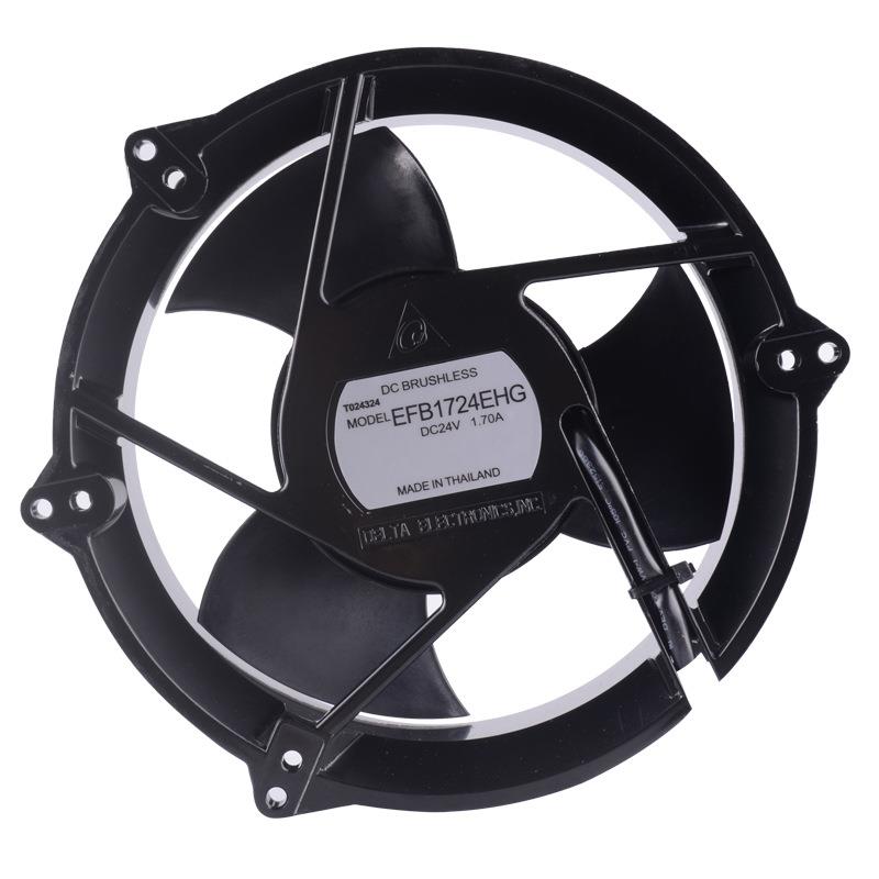 台达EFB1724EHG 17251圆形 24V 1.7A 大风量风机舞台灯光机箱适用