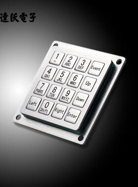 达沃D-8291工控设备 4*4矩正电路小键盘 应用于访客机门禁机