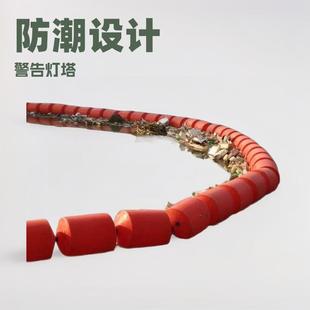 河道拦船带警示浮标灯塔 武汉长江水上警示航标浮标