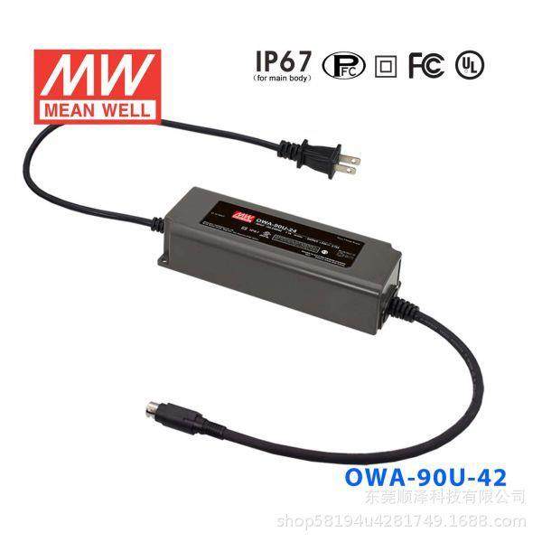 明纬防潮LED电源 OWA-90U-24/12/15/20/30/36/42/48/54 供应器90W
